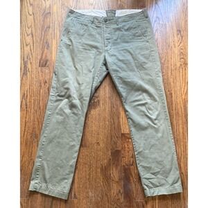 Denim & Supply Ralph Lauren Pants Mens 36x32 Military Fatigues Olive Green Army